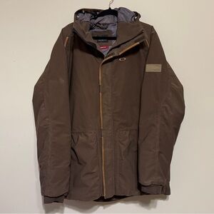 Oakley Insulated Snowboard/Ski Jacket – Brown – Men’s Size L